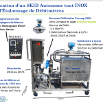 Maquette du Skid Autonome tout INOX pour les Laiteries