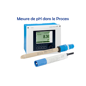 Miniature avec les Transmetteurs Liquide CM82 et CM442 d'Endress Hauser et le Capteur de pH CPS44D E+H