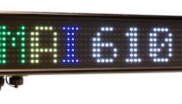 Afficheur graphique 1 ligne RGB DMAI610C Ditel (7x55 pixels)