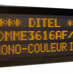 Afficheur Graphique 3 lignes monocouleur DMM3616 Ditel pour l'industrie