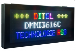 Afficheur graphique RGB DMMI3616C Ditel 3 lignes