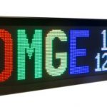 Afficheur matriciel RGB DMGE1032128C Ditel 1 à 2 ligne d'affichage pour une utilisation en extérieur