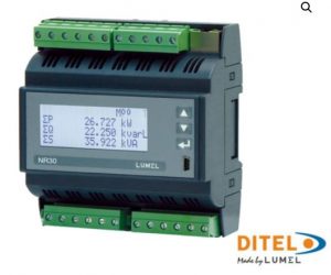 Centrale de mesure NR30 pour rail DIN Diteltec