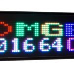 Afficheur matriciel RGB DMGE101664CP Diteltec de 16x64 pixels pour une utilisation en extérieur