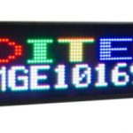 Afficheur matriciel DMGE101696C Ditel RGB avec une hauteur de caractère de 80mm ou 160mm