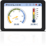 Nouveau indicateur graphique PM50 Red Lion de hautes qualités