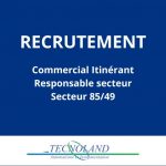 Affiche recrutement pour commercial itinérant et responsable secteur sur la vendée et le maine et loire