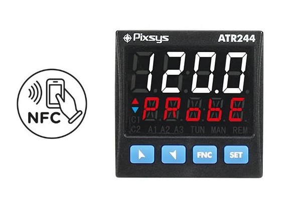 Aperçu du régulateur pixsys ATR24 avec le logo NFC